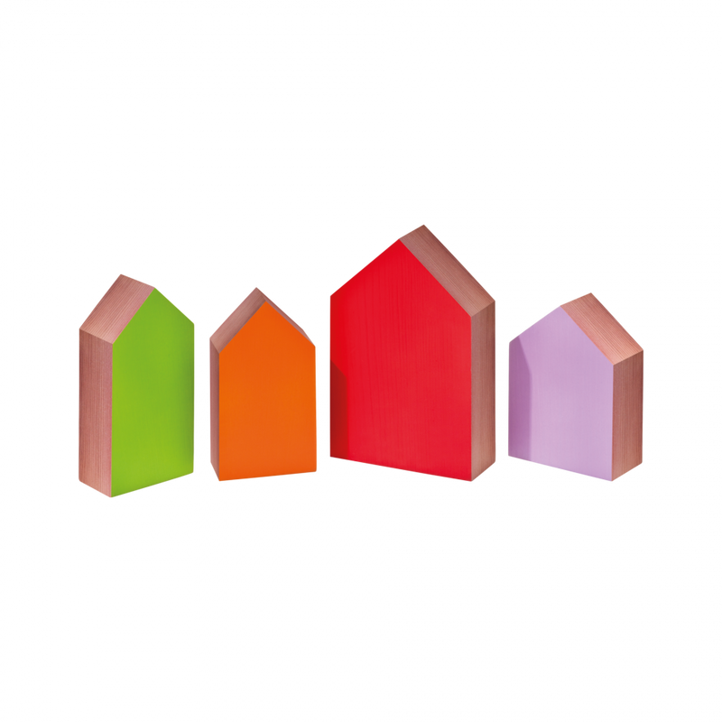GUARD HOUSES, SET OF 4