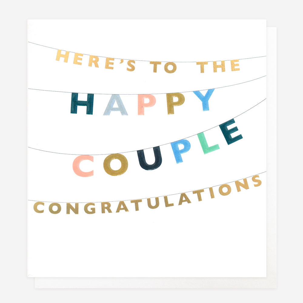 Here's To The Happy Couple Bunting