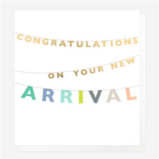 Congratulations On Your New Arrival Bunting