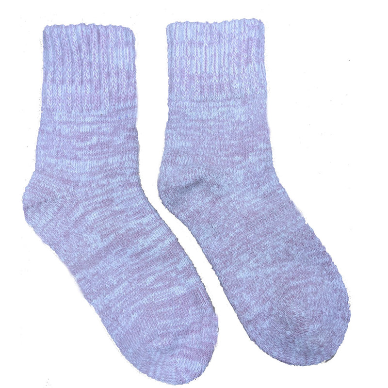 Thick Pink Wool Blend Socks
